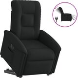 Maison Chic Električni naslanjač - Relax naslanjač s funkcijo vstajanja črn, (22061077) | Shoptok.si