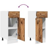 vidaXL Donji dio ladice Staro drvo 30x46x81,5 cm Konstruirano drvo | shoptok.hr
