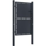  Vrtna vrata Čelik 100x175 cm Antracit | shoptok.hr