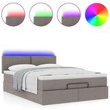  Otomanski krevet s madracem i LED diodama tupe 140x190 cm | shoptok.hr