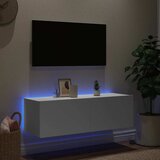  Zidni TV ormarić s LED svjetlima bijeli 100 x 35 x 31 cm | shoptok.hr