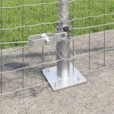  Postovi Ograde Set od 52 Pocinčana čelika 3.2 x 3.2 x 110 cm | shoptok.hr