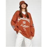 Koton Sweatshirt - Brown - Relaxed fit | shoptok.hr