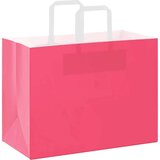  Papirnate vrećice 250 kom s ručkama ružičaste 32x17x25 cm | shoptok.hr