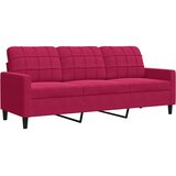 Trosjed crvena boja vina 180 cm baršunasti | shoptok.hr