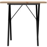  Blagovaonski stol X-oblika 80x50x75,5 cm od borovine i čelik | shoptok.hr