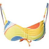 Roxy Bikini gornji dio 'PALM CRUZ' plava / žuta / narančasto žuta / ciglasto crvena