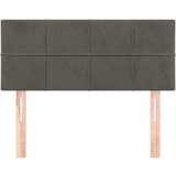  Uzglavlje tamnosivo 100x5x78/88 cm baršunasto | shoptok.hr