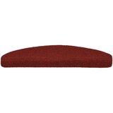  Prostirke za stepenice, samoljepljive, 30 kom, 65x21x4 cm, bordo crvene, poluokrugle, velike | shoptok.hr