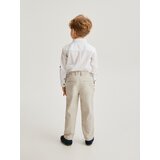 Reserved - Elegantne regular fit hlače - bež | shoptok.hr