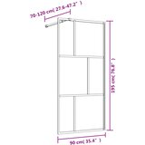  Stijenka za walk-in tuš sa staklom ESG zlatna 90 x 195 cm | Eponuda.ba