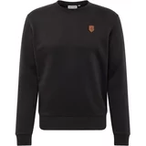 naketano Sweater majica 'Rainerius' konjak / crna