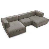 Bobochic Paris Siva/smeđa kutna garnitura od bouclé tkanine (u obliku slova "U") Zephyr – | shoptok.hr