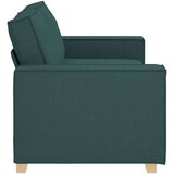 vidaXL Dvosjed Sofa Tamnozelena 140 cm Tkanina | shoptok.hr