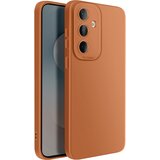 AVIZAR Silikonsko mehko ohišje za Galaxy S25 FE z ojačitvijo za blok kamere, Rjava, (5000189653) | Shoptok.si