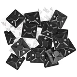 a2833 Podloga smolepljiva za vezice i kablove 30x30mm crna 3m 25/1 ( 3829 )