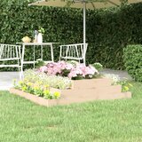 vidaXL Sadilica 110x110x27 cm od masivne borovine | shoptok.hr