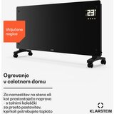 Klarstein Bornholm konvektor | 3000 W | za prostor do 30 m² | Snažan i elegantan | 105 cm x 51 cm | shoptok.hr