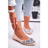Boto Leather Ballerinas With Decorative Stones Gold Crystal | Shoptok.si