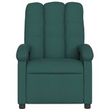 Masažni naslanjač temno zeleno blago, (20923252) | Shoptok.si