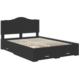  Okvir za krevet Crna 140 x 190 cm Konstruirano drvo | shoptok.hr