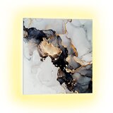 Klarstein Pametni grelnik Mojave 500 2 v 1 Infrardeči konvektor 60x60cm 500W RGB osvetlitev Cene