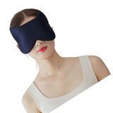 INF Svilena maska za spanje za potovanja, mehka maska za oči za spanje NavyBlue, (21756076) | Shoptok.si