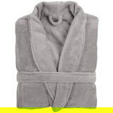 Tiseco Home Studio svijetlosivi plišani kućni ogrtač Cozy, L / XL Cijene