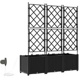  Vrtna saksija 3 pcs Crna 120 x 40 x 142 cm Plastika | Eponuda.com