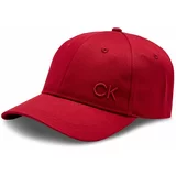 Calvin Klein Kapa s šiltom Ck Cotton Cap K60K612000 Rdeča