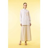 Defacto A Cut Linen Blend Long Skirt cene