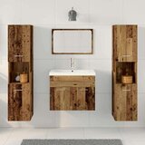  Komplet za shranjevanje 4 pcs Konstruiran les - - Rjava - 66.6 - 30 x 30 x 130 cm - 2025-vidaXL-Uvoz_2 | Shoptok.si