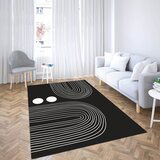 Conceptum Hypnose tepih CG_114, pravougaoni, 120x180 cm, crno-beli | ePonuda.com