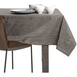 AmeliaHome Stolnjak Vesta s manšetom i obrubom 140x220 cm, smeđa | shoptok.hr