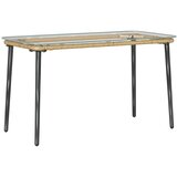  Stol za vrt Prirodna 80 x 40 x 45 cm poliratan | shoptok.hr