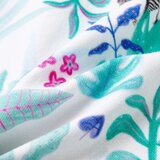  Dječje kratke hlače s vezicom prljavo bijela i tamna boja mente 140 | shoptok.hr