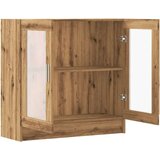 vidaXL Knjižna omara artisan hrast 82,5x30,5x80 cm inženirski les | Shoptok.si