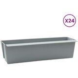  Kutije za cvijeće za Euro palete 24 pcs Svjetlosiva | Shoptok.si