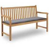  Jastuk za vrtnu klupu sivi 150 x 50 x 3 cm od tkanine Oxford Cijene
