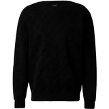 JOOP! Jeans Sweater majica 'Cayetano' antracit siva / crna