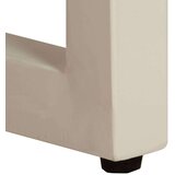  Stolić za kavu 100 x 50 x 35 cm od masivnog drva manga i čelika | shoptok.hr
