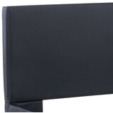  Okvir za krevet od umjetne kože s LED svjetlom crni 90 x 200 cm | shoptok.hr