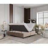 Maison de Rêve Bež tapecirani bračni krevet s prostorom za odlaganje 200x200 cm Tate – | shoptok.hr