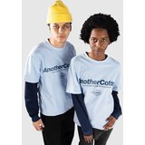 Another Cotton Lab Another Oversize Double Layer Longsleeve Majica z dolgimi rokavi sky blue | Shoptok.si