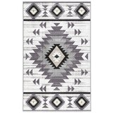 Mila Home svetlo siva pralna preproga 120x180 cm ethnic geo – | Shoptok.si