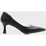 LuviShoes 353 Black Skin Heels Women's Shoes | Shoptok.si