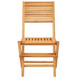  Sklopive vrtne stolice 2 kom 47x62x90 cm od masivne tikovine | shoptok.hr