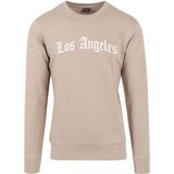 Mister Tee Los Angeles wording Crewneck darksand | shoptok.hr