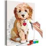  Slika za samostalno slikanje - Dog (Puppy) 40x60 | shoptok.hr