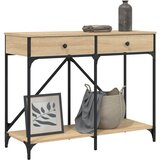  Konzolni stol boja hrasta 100 x 39 x 78,5 cm konstruirano drvo | shoptok.hr